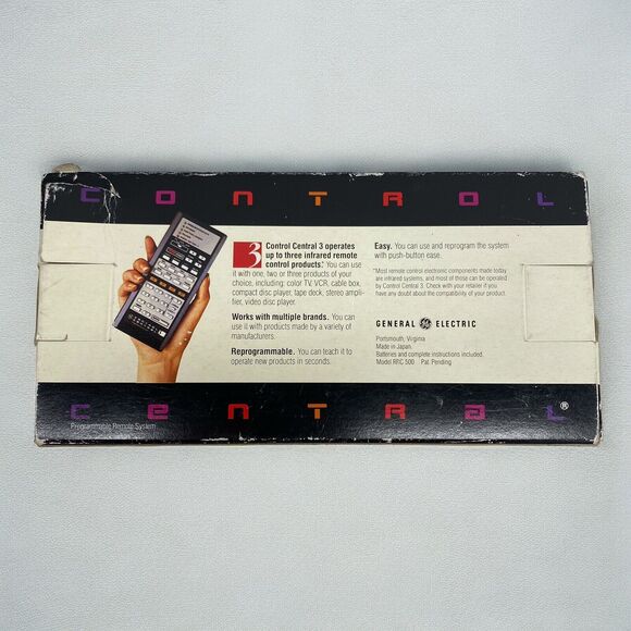 Vintage GE General Electric Programmable Remote RRC500 Control Central 3 - Picture 3 of 10